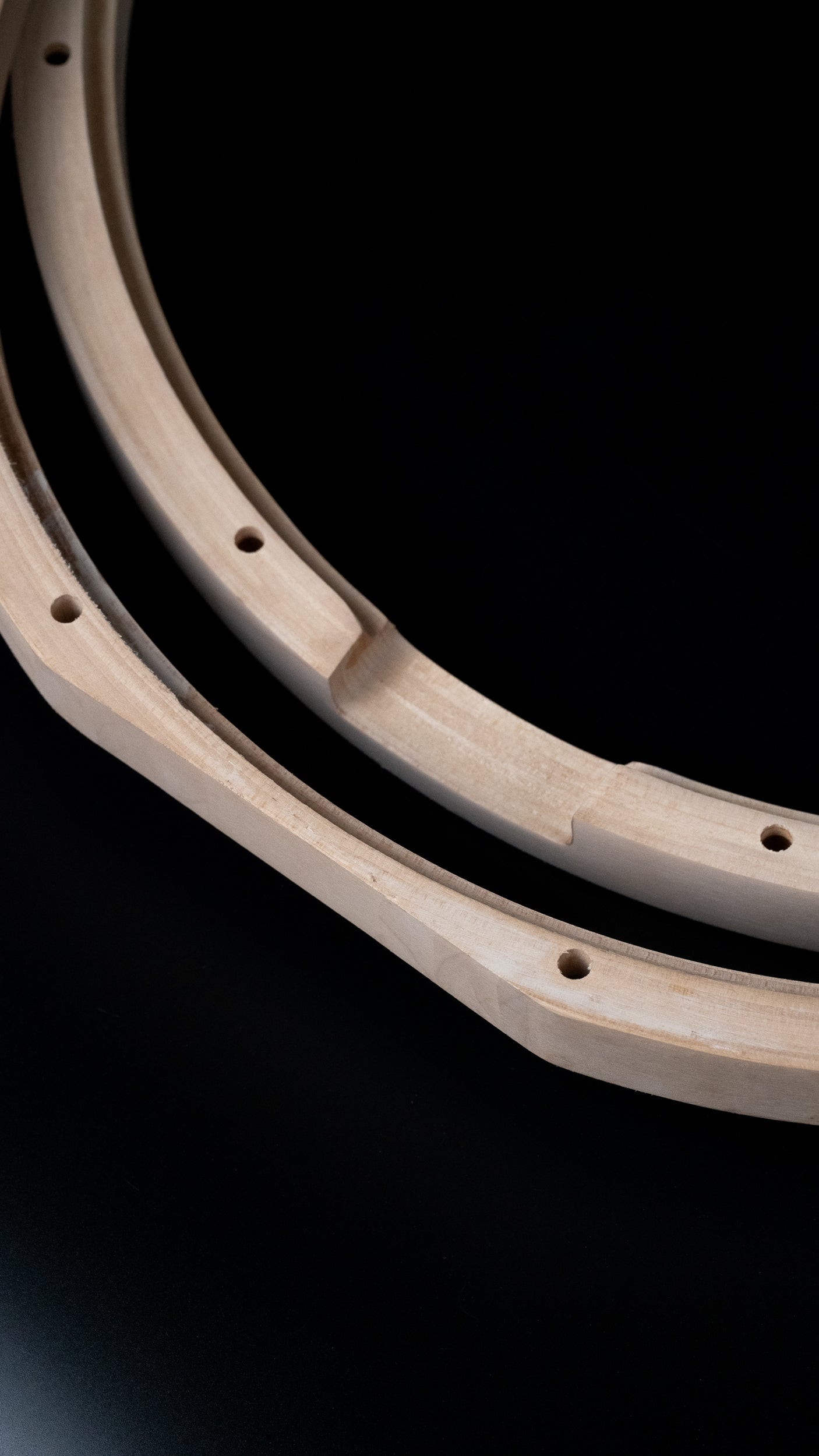 Wooden Snare Hoop - Maple - 14” 10-Lugs